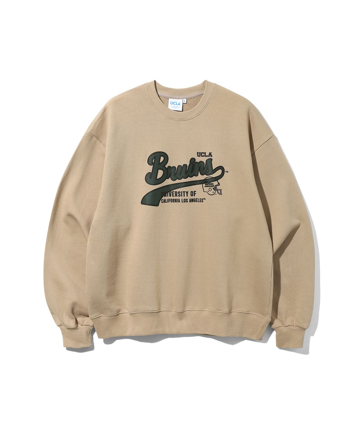 유씨엘에이(UCLA) 남여공용 브루인스 라운드넥 스웨트셔츠[BEIGE](UABLT1A)