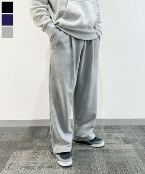 [2PACK] 원턱 와이드 시그니처 스웻팬츠
