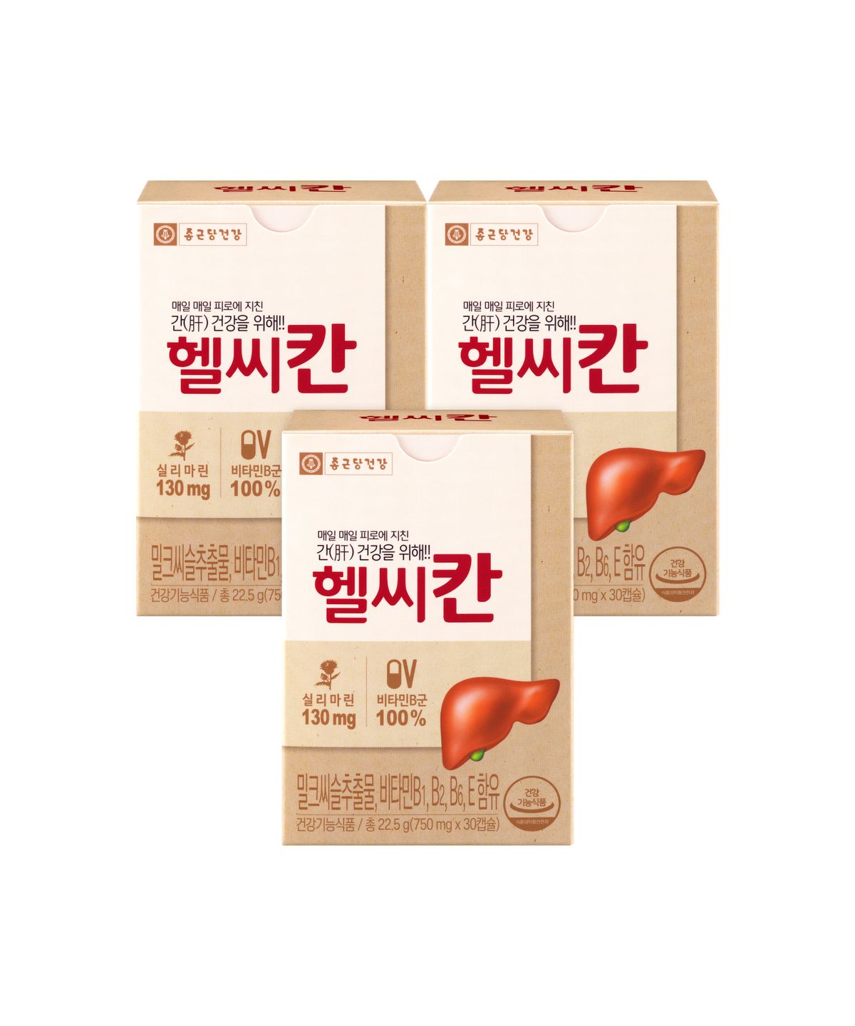 종근당건강(CKDHC) 헬씨칸 밀크씨슬 3박스 90일분