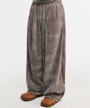 이지 코듀로이 와이드 팬츠[웜터프]