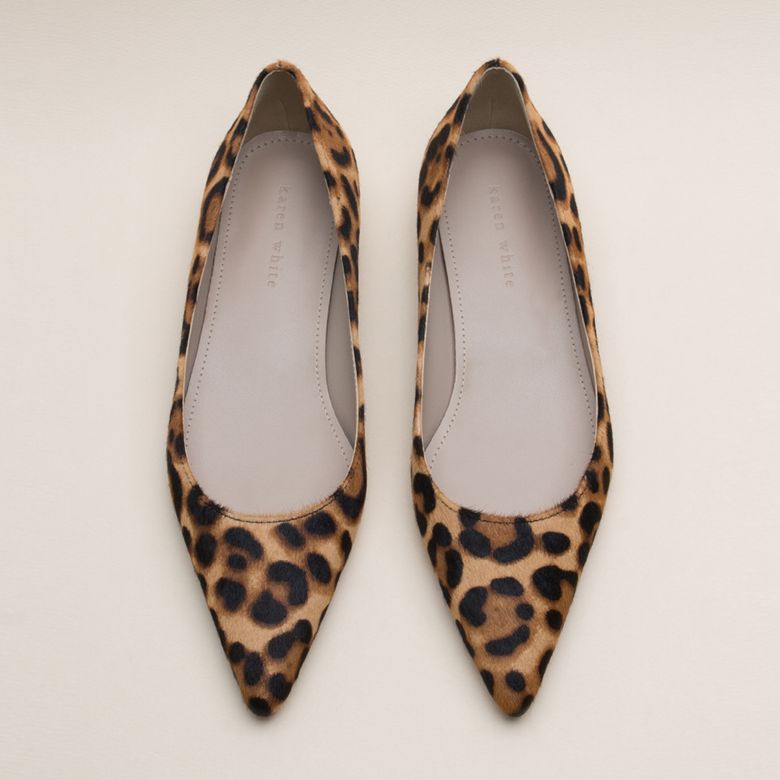 Leopard flat shoes kw2739 1cm 플랫