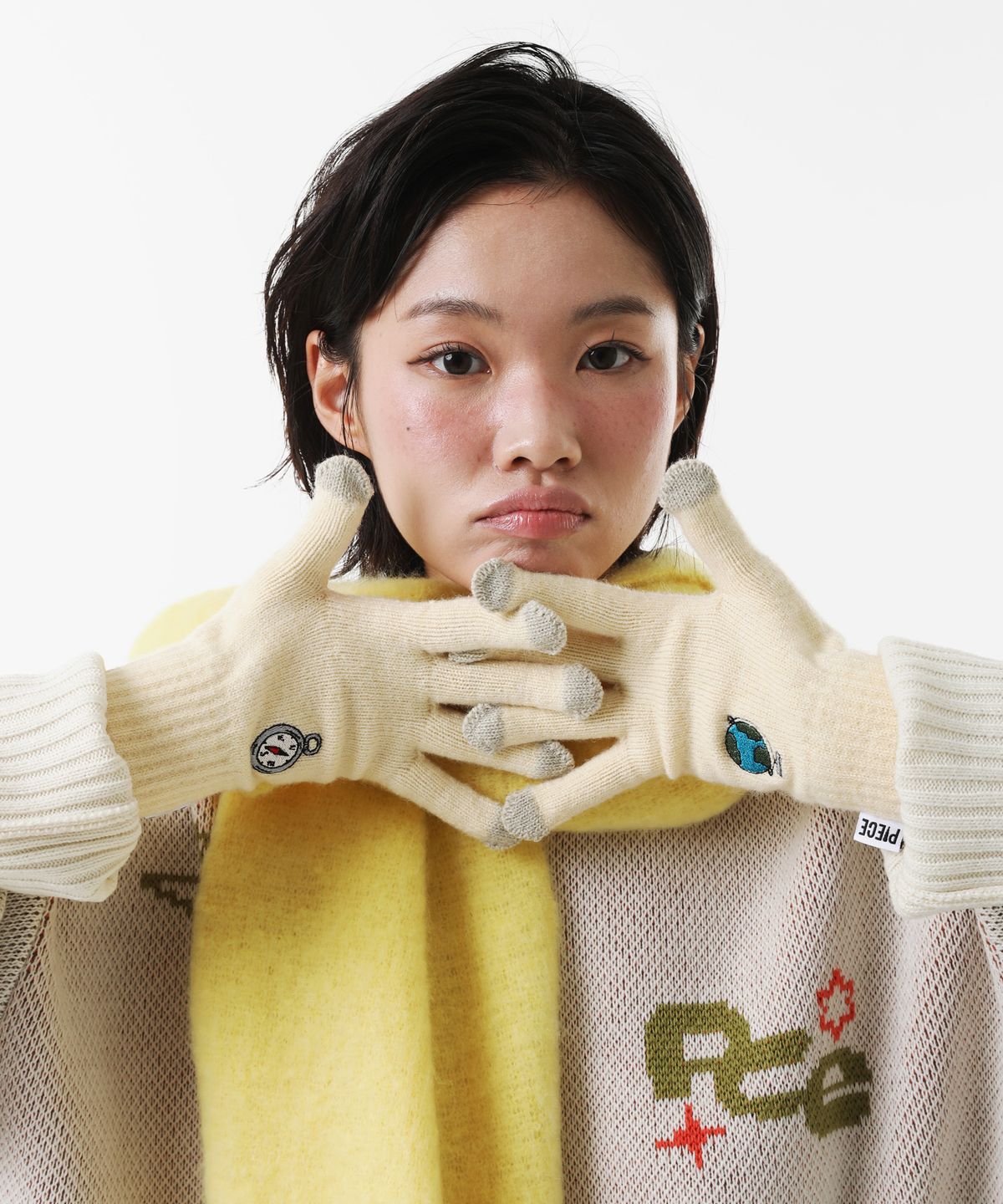 피스메이커(PIECE MAKER) EXPLORER SMART GLOVES (LEMON)