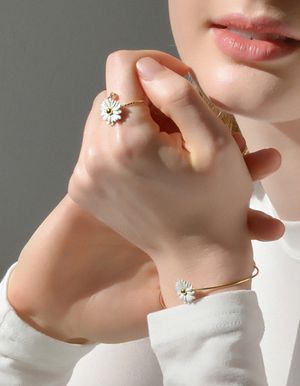 데이지 블링 반지