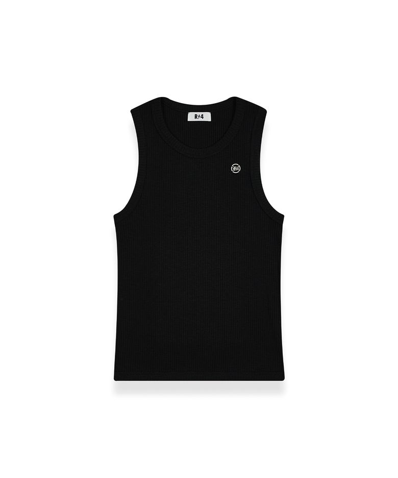 R-0030 / R4-SIGNATURE SLEEVELESS(BLACK)