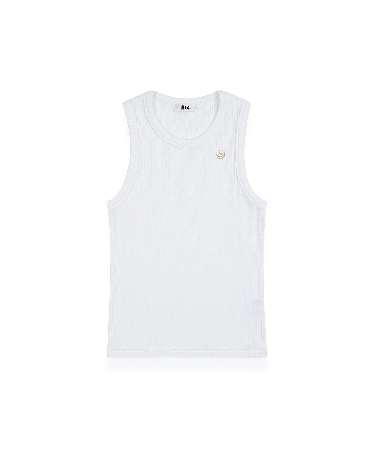 알포(R-4) R-0030 / R4-SIGNATURE SLEEVELESS(WHITE)