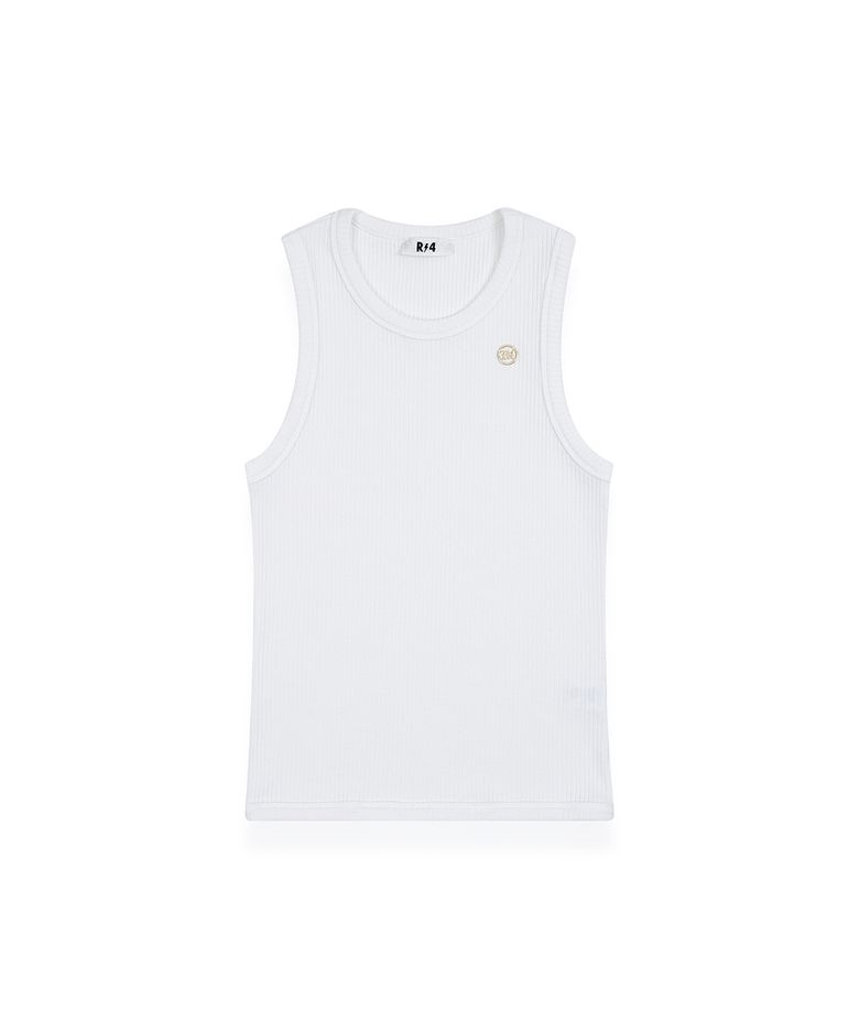 R-0030 / R4-SIGNATURE SLEEVELESS(WHITE)