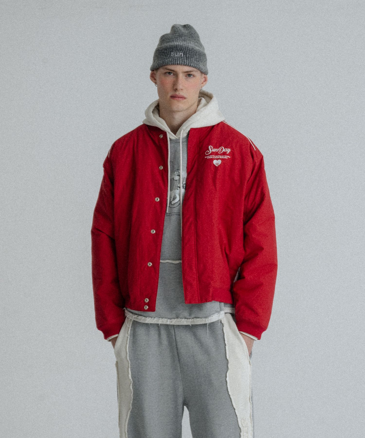 MUSINSA公式 | SUNDAY FRUIT MARKET GOOD SUNDAY JACKET RED