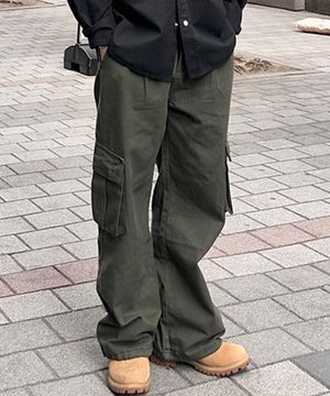 카고 스트링 와이드 코튼 팬츠 3 Color [ULZP_0001]