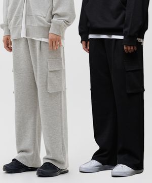 카고 와이드 스웨트 팬츠 2 Color [ULZT_1001]