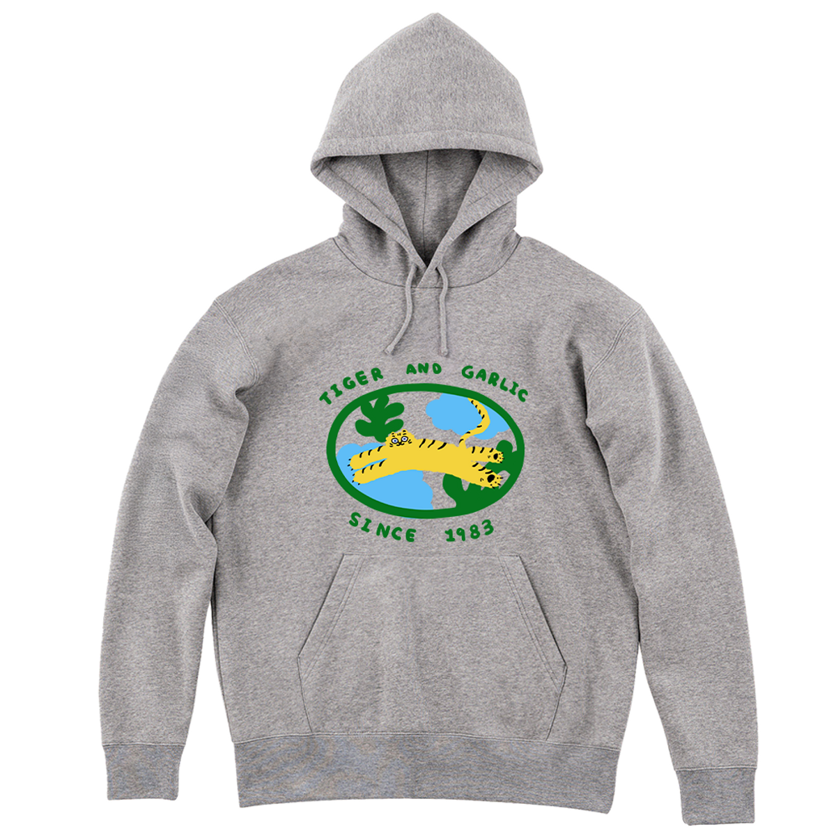 타이거앤갈릭(TIGER AND GARLIC) GREEN TIGER SINCE 1983_HOODIE