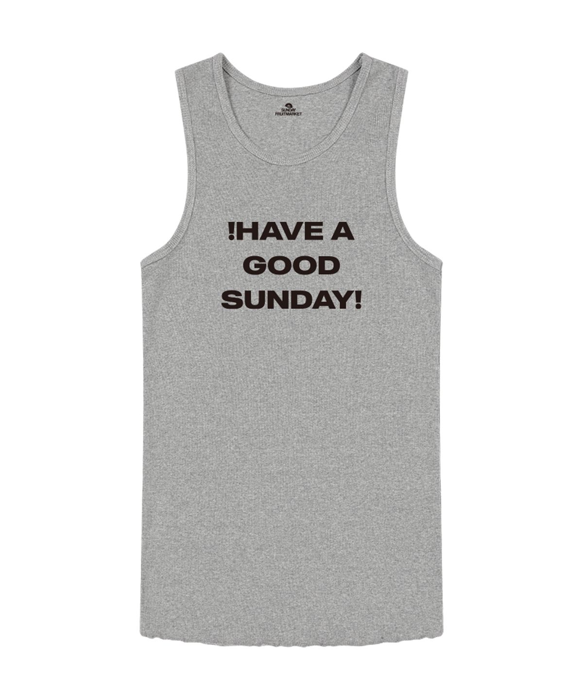 선데이후르츠마켓(SUNDAY FRUIT MARKET) GOOD SUNDAY SLEEVELESS GRAY