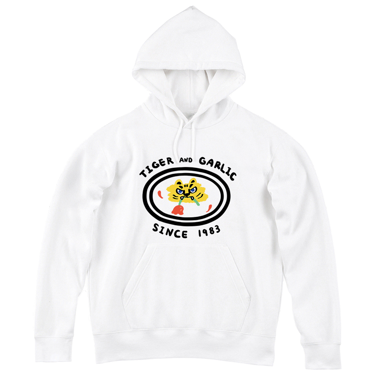 타이거앤갈릭(TIGER AND GARLIC) BLACK TIGER AND GARLIC SINCE 1983_HOODIE