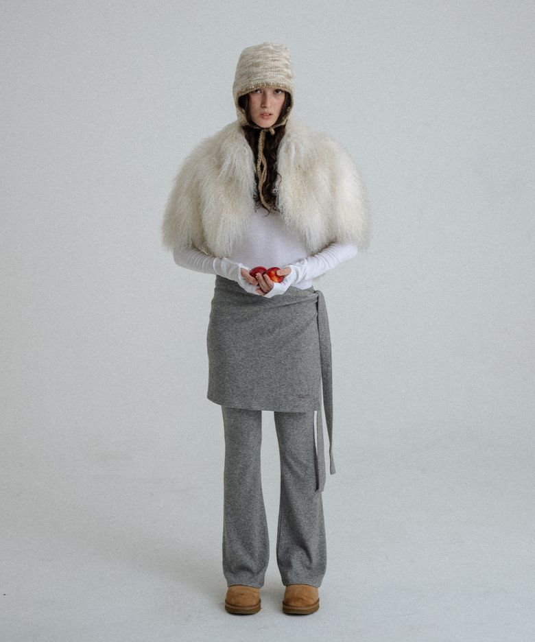 SUN FLARE PANT WRAP SET GRAY