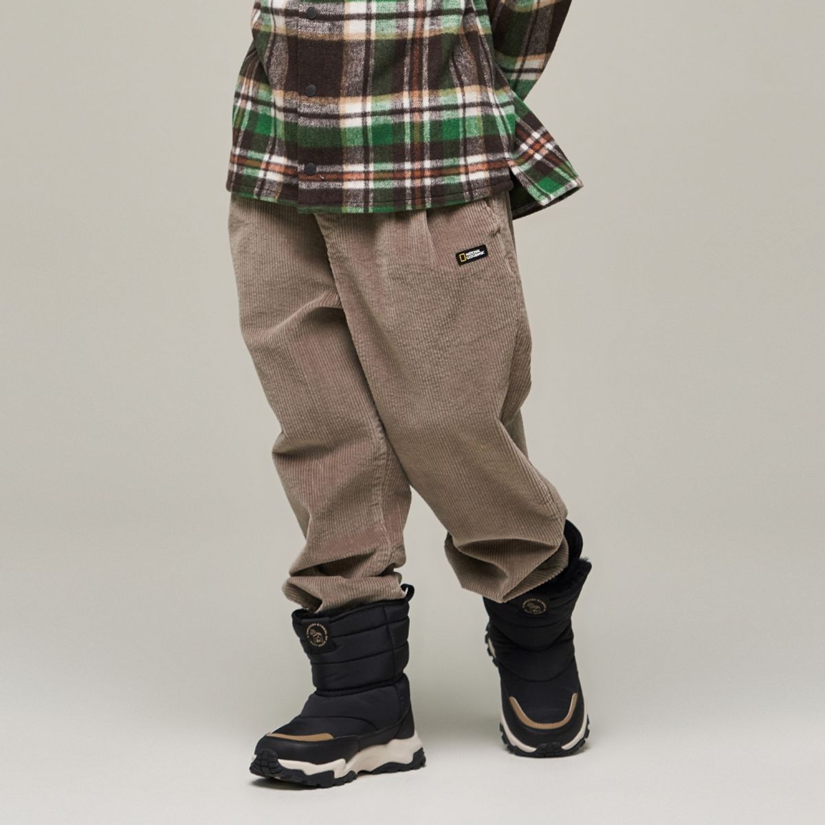 내셔널지오그래픽 키즈(NATIONAL GEOGRAPHIC KIDS) K244UPT930 HOLIDAY 코듀로이 팬츠 TAUPE