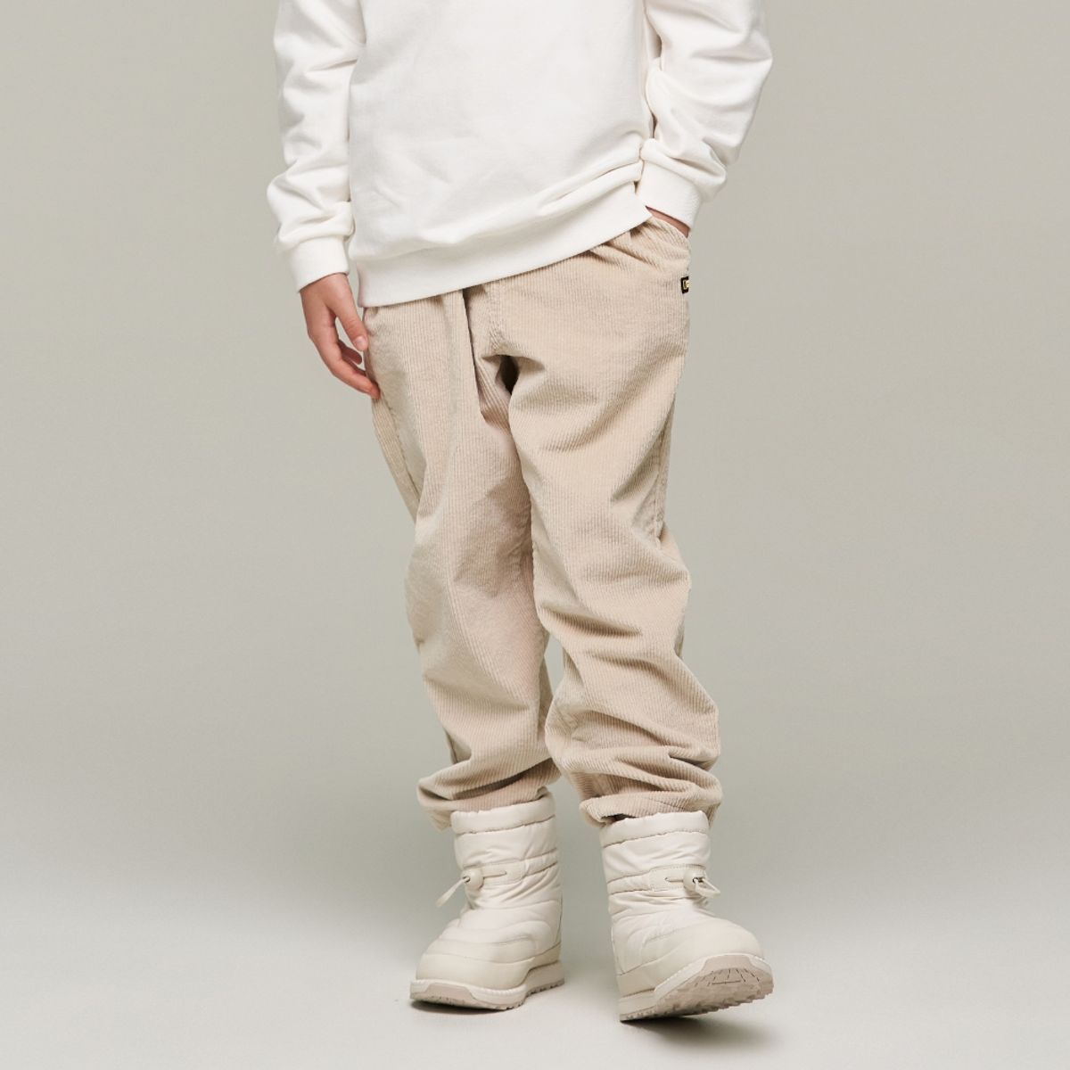 내셔널지오그래픽 키즈(NATIONAL GEOGRAPHIC KIDS) K244UPT930 HOLIDAY 코듀로이 팬츠 IVORY