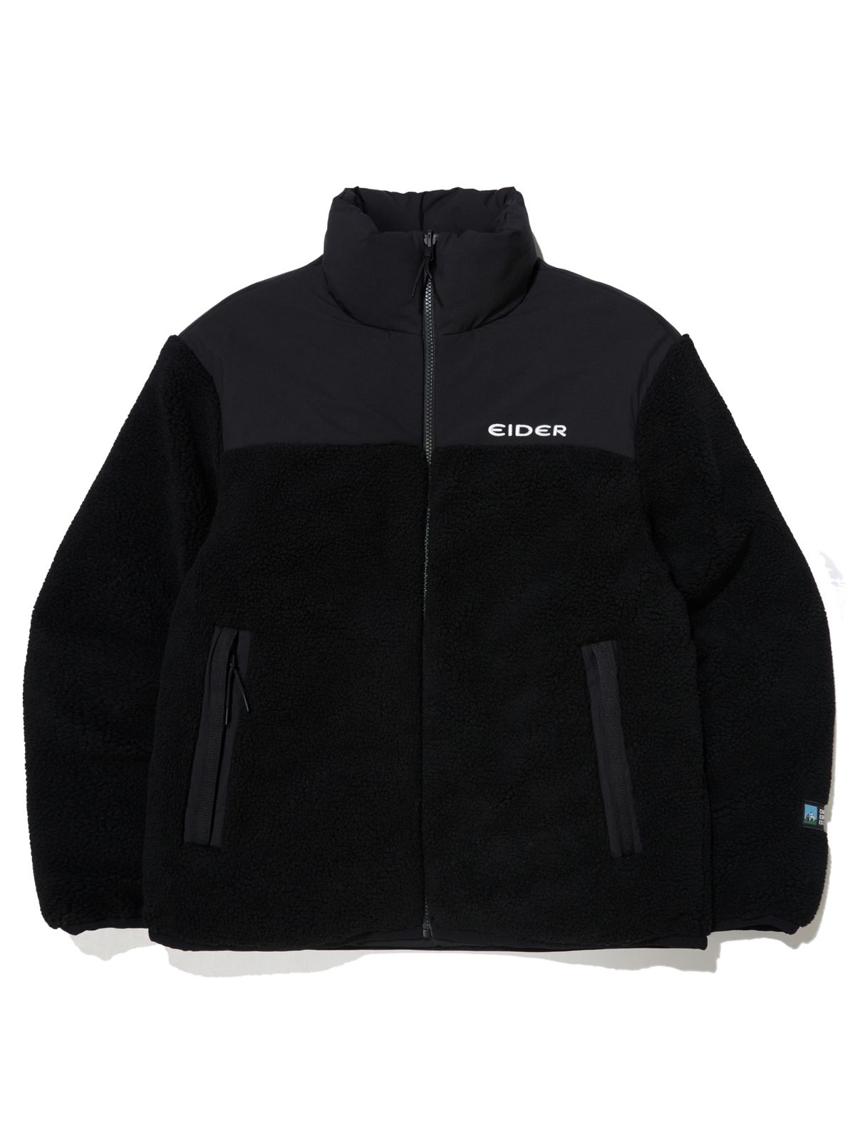 아이더(EIDER) HUG (허그) UNI 리버시블 플리스 다운 자켓_Black
