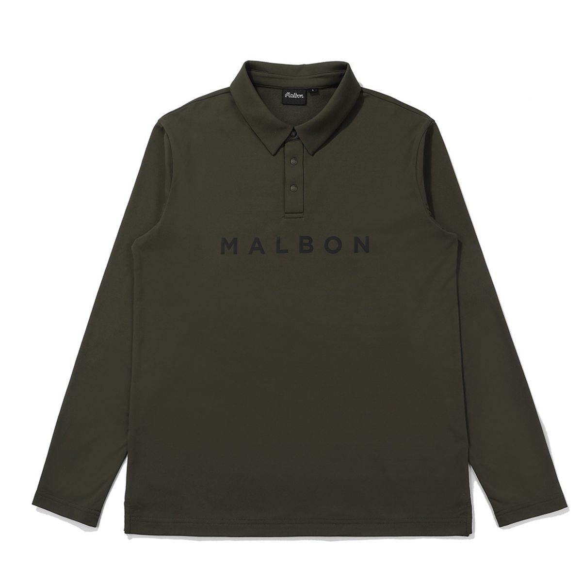 말본 골프(MALBON GOLF) 베이직 기모 폴로 티셔츠 KHAKI (MAN)