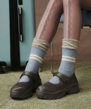 로미타 플랫폼 글로시 메리제인 FLOTEA3W38