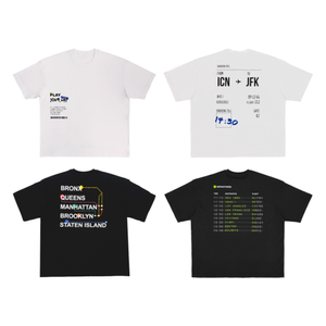 (2pack)트래블 오버핏 반팔 티셔츠