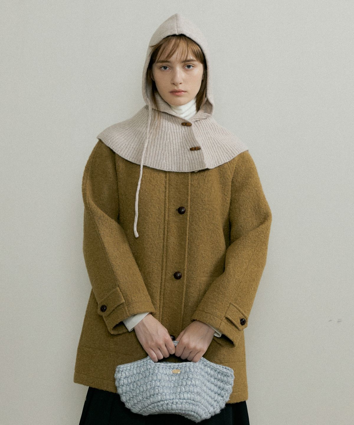 더페니(THE PENNY) WOOL SOFT KNIT BALACLAVA - 2color