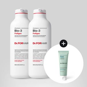 [프레시샴푸70ml] 모발빠짐감소 뿌리볼륨개선 폴리젠 바이오3 샴푸 500mlX2