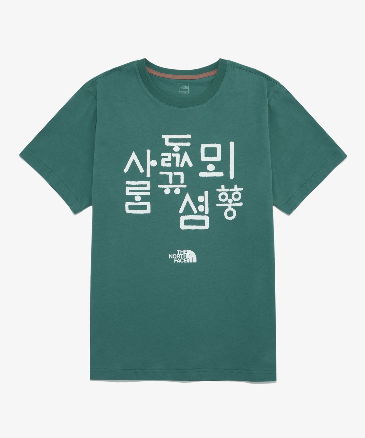 노스페이스(THE NORTH FACE) NT7UR54H TNF 한글 반팔 라운드티 6_GREEN BAY