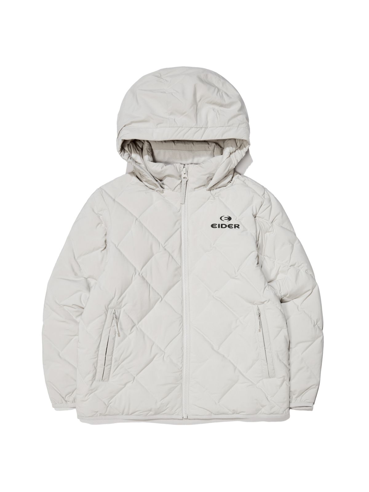 아이더(EIDER) DIVE (다이브) 키즈 UNI 튜브 슬림 다운 자켓_OATMEAL GREY