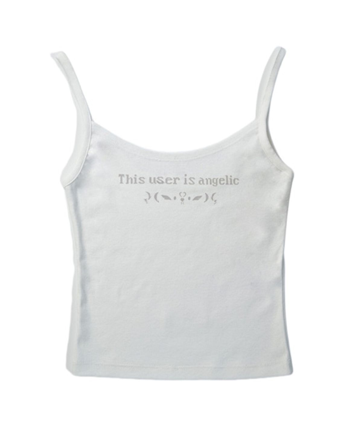 에브리벌스데이(EVERYBIRTHDAY) This user is angelic Sleeveless Top White