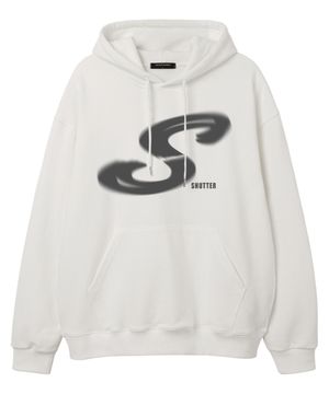 S LOGO 오버핏 후드 (SLS024) 화이트