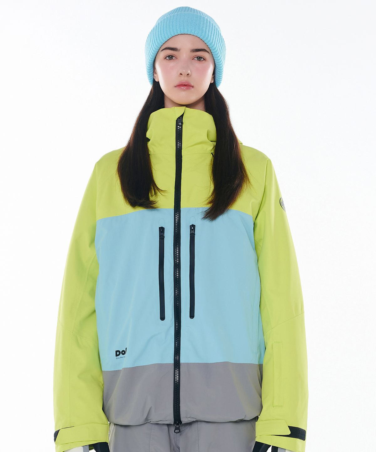 돌아우터웨어(DOLL OUTERWEAR) 2425 보니타 보드복 자켓 라임 남녀공용