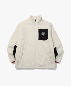 알파로메오 플리스 자켓 IVORY