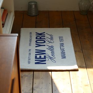 뉴욕 레터링 극세사 발매트