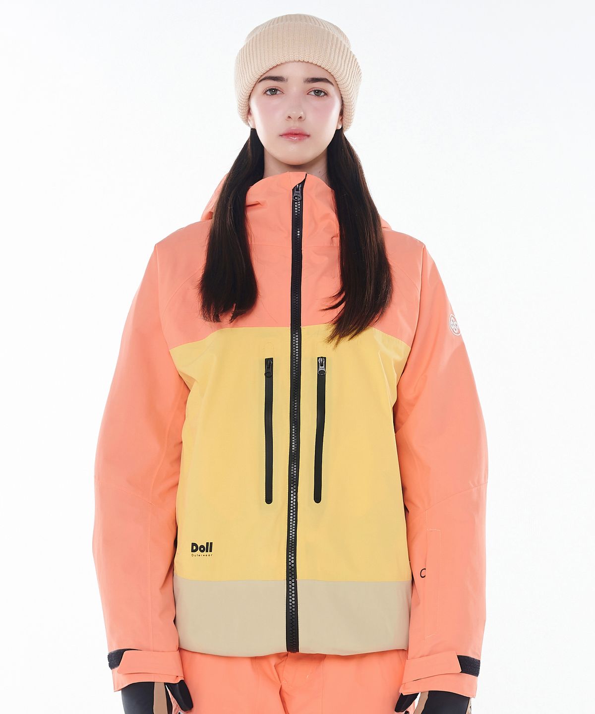 돌아우터웨어(DOLL OUTERWEAR) 2425 보니타 보드복 자켓 피치 남녀공용