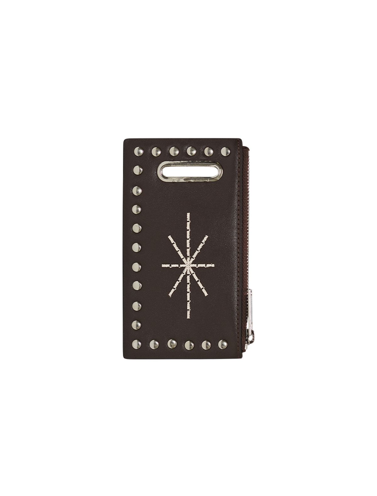 솔티페블(SALTY PEBBLE) STITCH WESTERN WALLET [BROWN]
