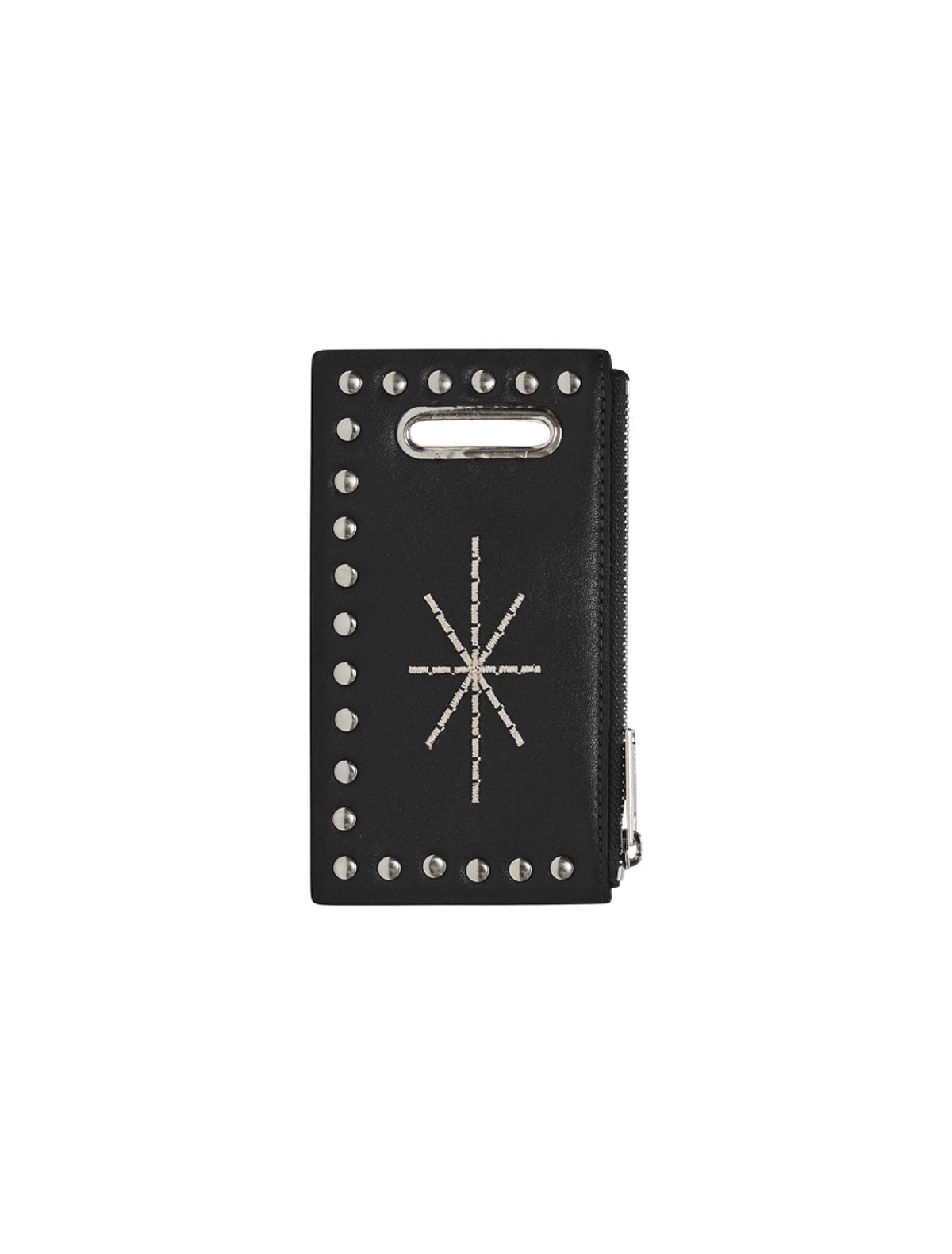 솔티페블(SALTY PEBBLE) STITCH WESTERN WALLET [BLACK]
