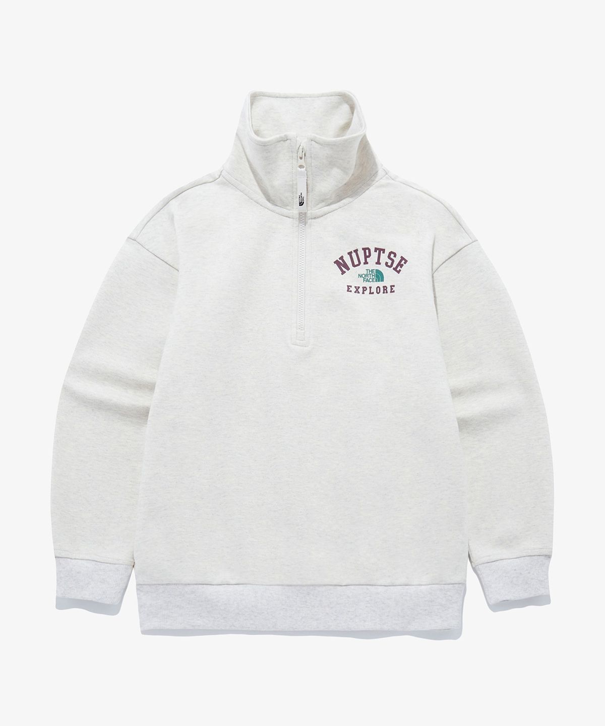 노스페이스 키즈(THE NORTH FACE KIDS) 키즈 하이 마운틴 집업 스웨트셔츠 NM5MQ56S_OAT