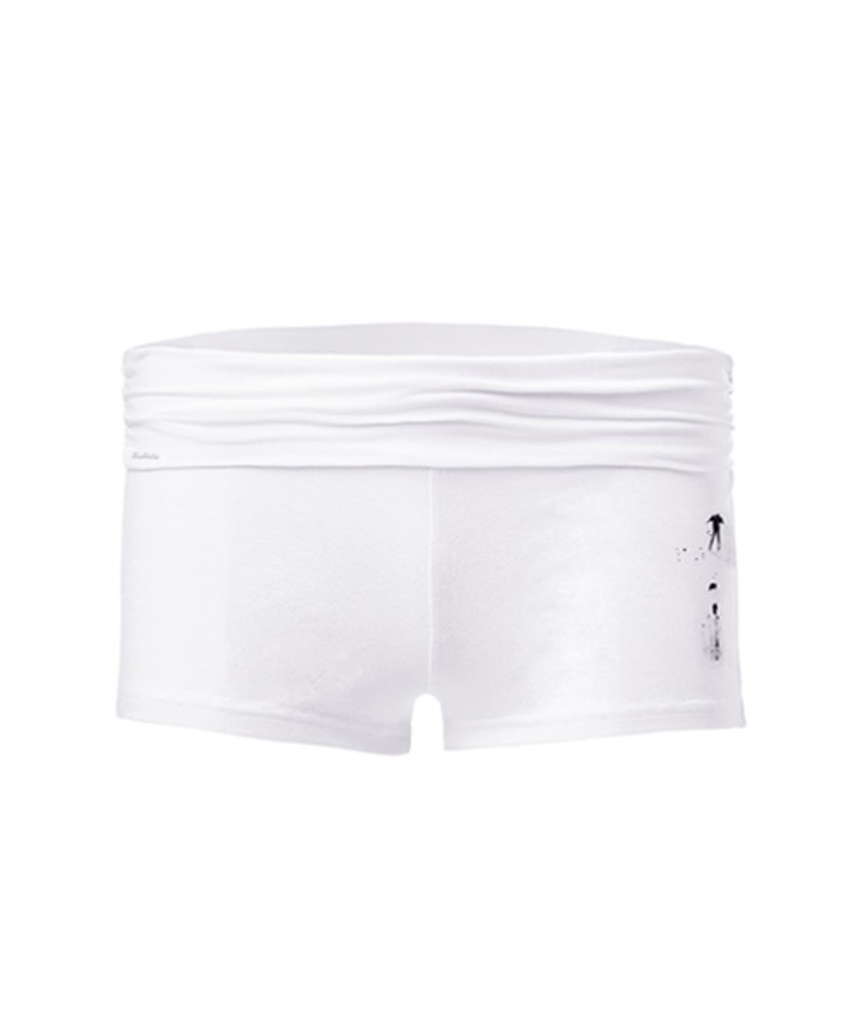 에브리벌스데이(EVERYBIRTHDAY) Cross cupid roll-up shorts White