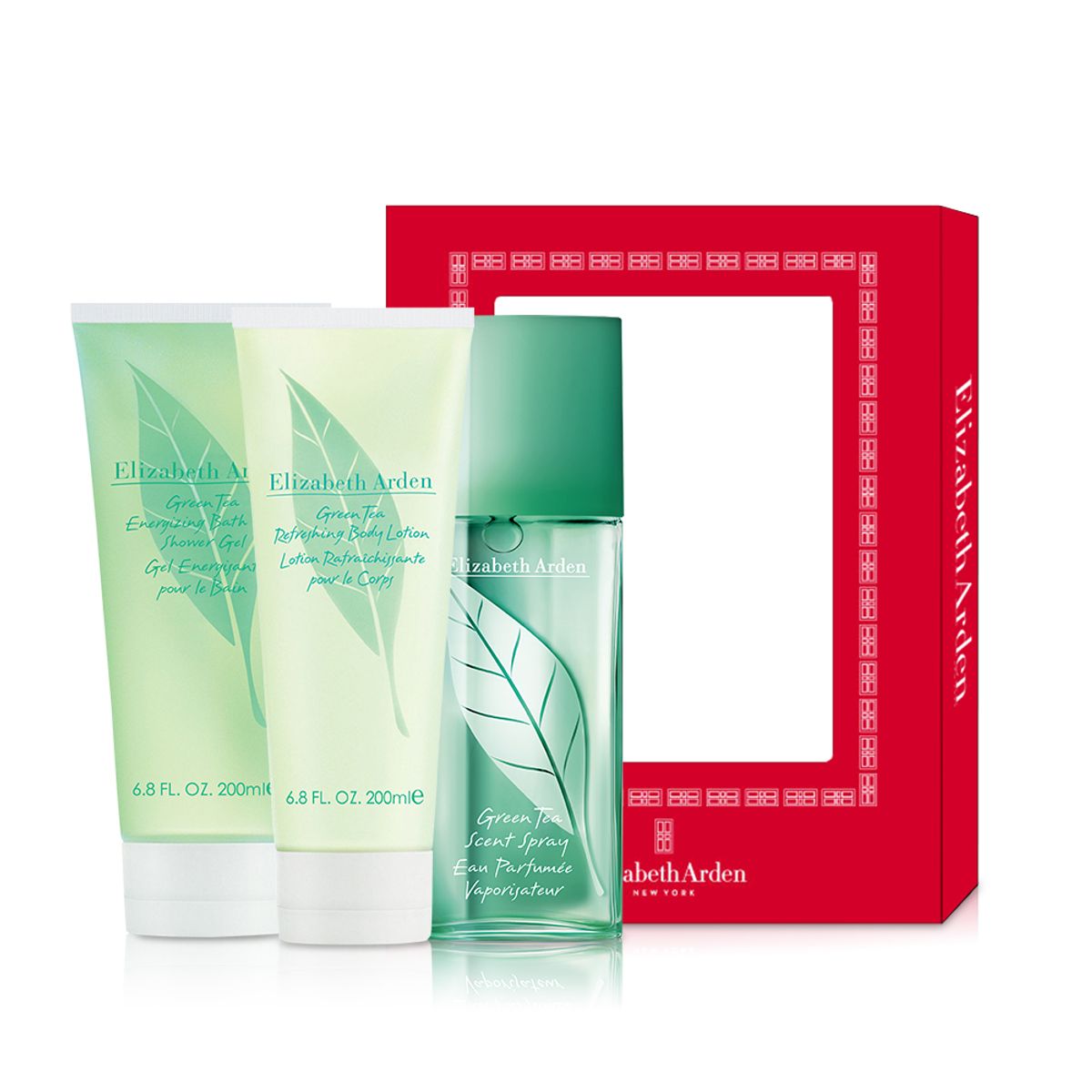 엘리자베스아덴(ELIZABETH ARDEN) [3PACK] 그린티 센트 스프레이 EDC 100ml + 그린티 리프레싱 바디로션 200ml + 그린티 리프레싱 배스 앤 샤워젤 200ml