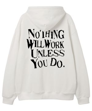 UNLESS UO DO 오버핏 후드 (SLS025) 화이트