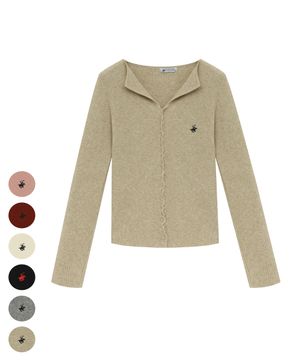 여성 크로스 버튼 골지 가디건 9Color TK284