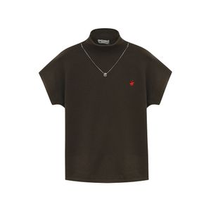 여성 넥클리스 포인트 반목 니트TK287