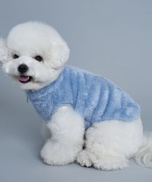 강아지 보아 후리스 블루