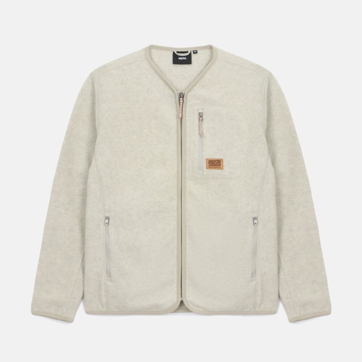 네파(NEPA) 7KF6162 공용 플러피 넥리스 플리스 자켓