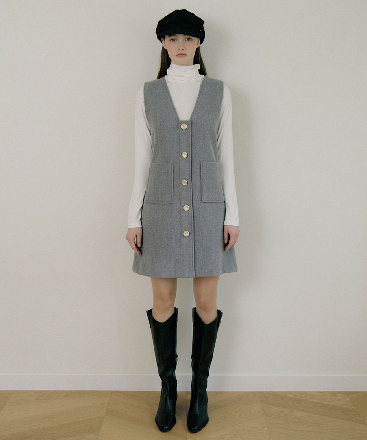 리올그(REORG) EOT LAYERED WOOL MINI OPS GRAY