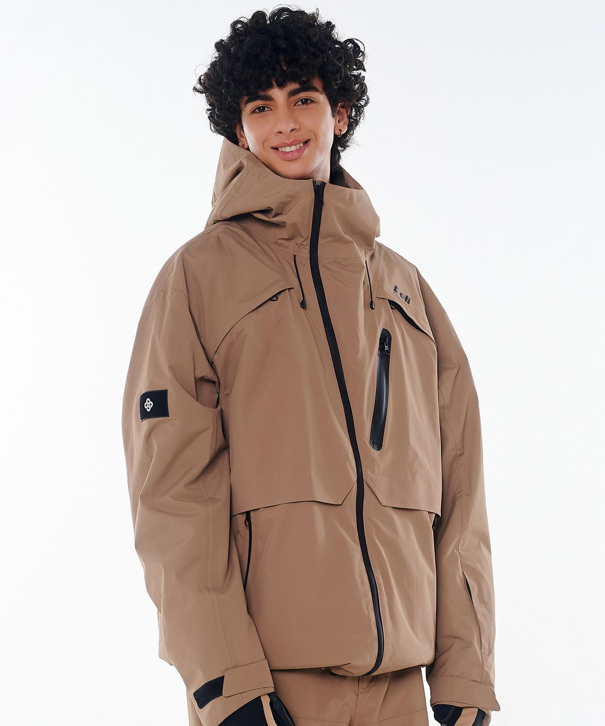 돌아우터웨어(DOLL OUTERWEAR) 2425 아르떼 보드복 자켓 브라운 남녀공용