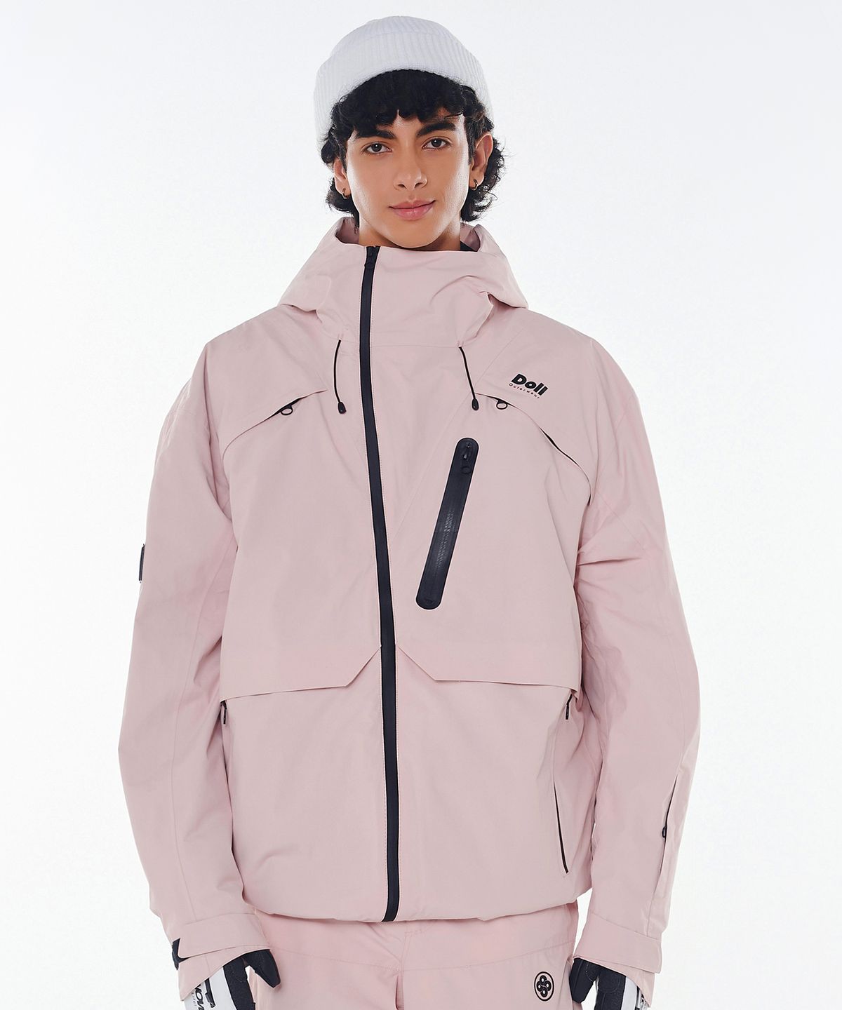 돌아우터웨어(DOLL OUTERWEAR) 2425 아르떼 보드복 자켓 베이비 핑크 남녀공용