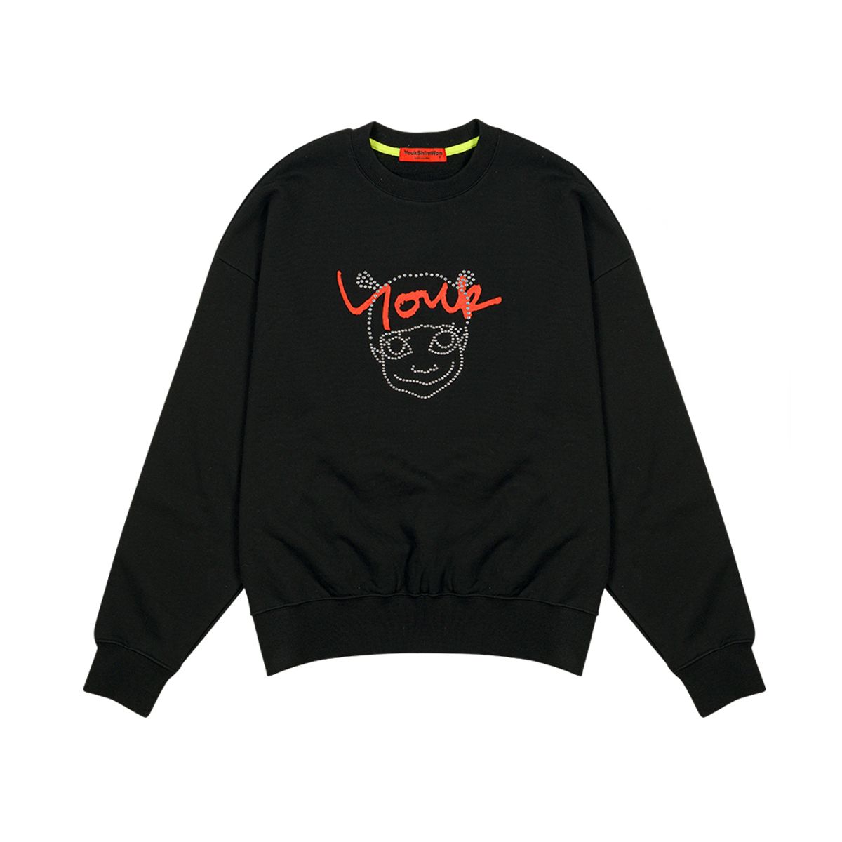 육심원(YOUK SHIM WON) 샤이닝캐릭터맨투맨 F 개똥이