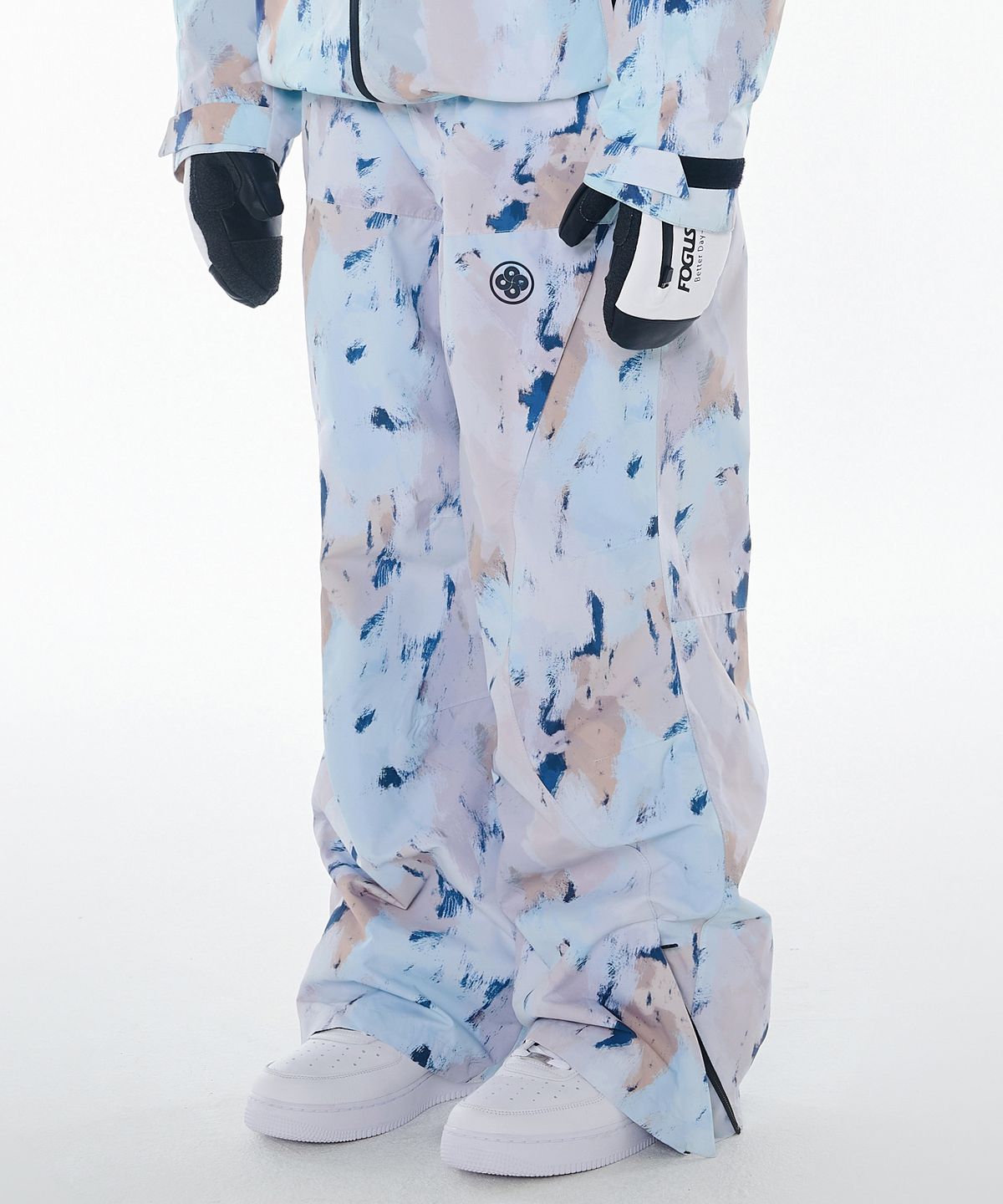 돌아우터웨어(DOLL OUTERWEAR) 2425 아르떼 보드복 팬츠 블루 카모 남녀공용