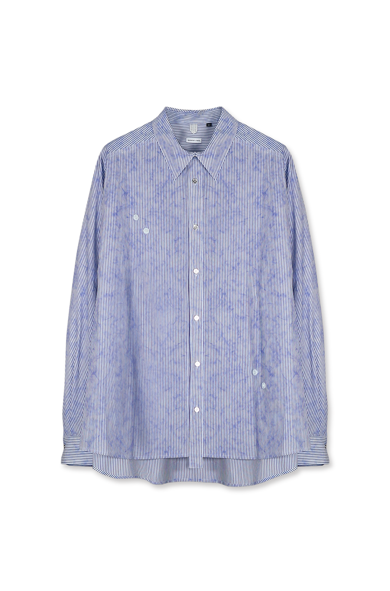 AR STRIPED SUN-GRIB SHIRTS Skyblue