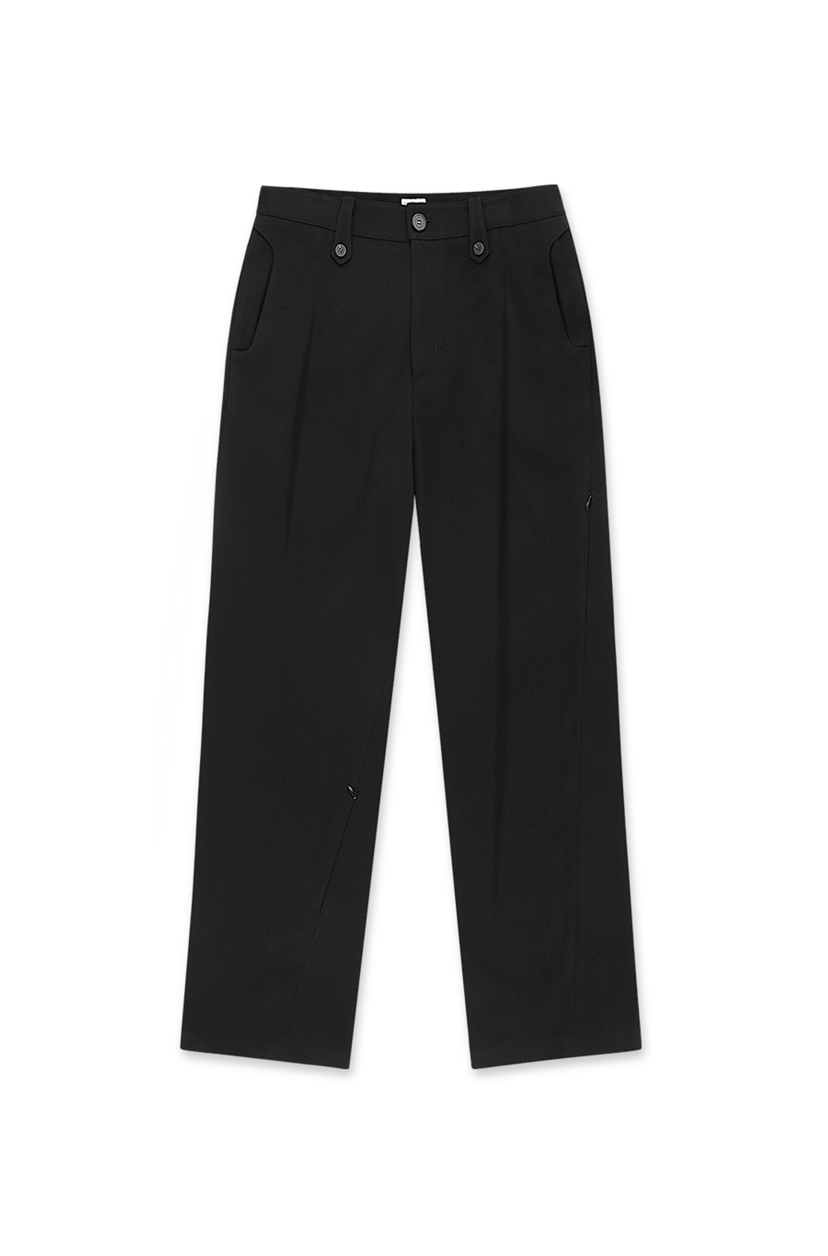 유체 프레타 포르테(YOUCHE PRET A PORTER) AR CURVED SEAM TROUSER Black